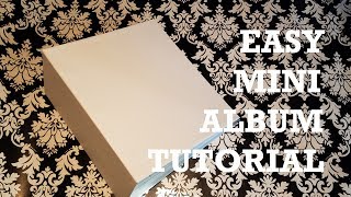 Super Easy Mini Album Tutorial  Step by step [upl. by Redmond]