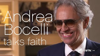 Andrea Bocelli talks about his strong faith in God  EWTN News InDepth [upl. by Dera927]