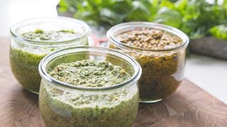 Three Pesto Recipes [upl. by Euqinorev]