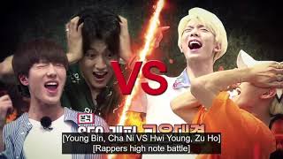 SF9  Cleopatra Game High Note Battle [upl. by Bambie787]