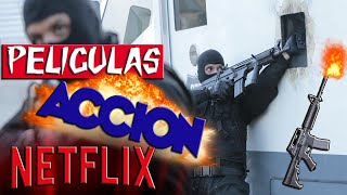 16 MEJORES PELÍCULAS de ACCIÓN en NETFLIX que RECOMIENDO 🚔😲 [upl. by Orlina649]