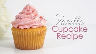 How to make Vanilla Cupcakes Recipe  Tutorial [upl. by Venn]