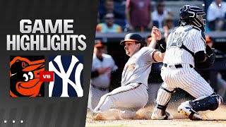 Orioles vs Yankees Game Highlights 62024  MLB Highlights [upl. by Iadahs]