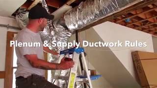 SpacePak Plenum and Supply Ductwork Rules [upl. by Ley]