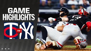 Twins vs Yankees Game Highlights 6524  MLB Highlights [upl. by Mathian]