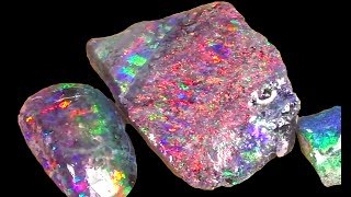 HOW TO TREAT Matrix Opal STEP BY STEP Create Your Own Black Opal Gemstones [upl. by Yrad]