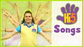 Hi5 Songs  Turn The Music Up amp More Kids Songs Hi5 Season 12 Songs of the Week [upl. by Rez]