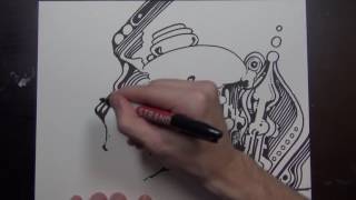 Sharpie Drawing w drawing sounds [upl. by Grogan]