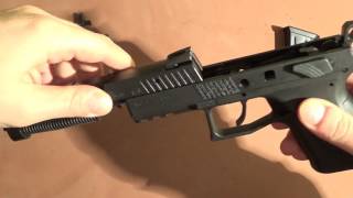 How to disassembly CZ P07 pistol [upl. by Lacim]