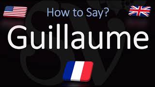 How to Pronounce Guillaume CORRECTLY French Name Meaning amp Pronunciation [upl. by Eceinej]