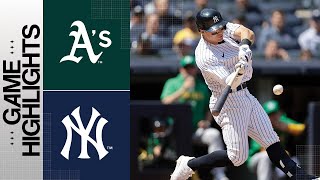 Athletics vs Yankees Game Highlights 51023  MLB Highlights [upl. by Areval]