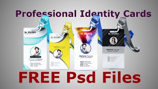 Professional Id Card Templates In Psd Files Free Download Sheri Sk [upl. by Cherida786]