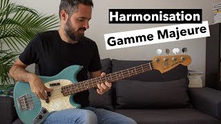 Harmonisation Gamme Majeure 🎸 Théorie Facile  Cours de Basse [upl. by Pelagi]