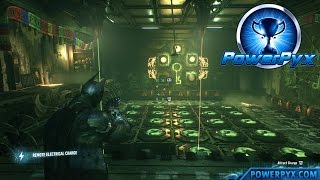 Batman Arkham Knight  Riddler Trial 10 Walkthrough Nine Lives Trophy  Achievement Guide [upl. by Eladnyl]