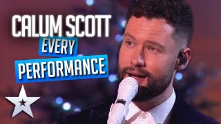 GOLDEN BOY Calum Scott  EVERY performance  Britains Got Talent [upl. by Jenette]