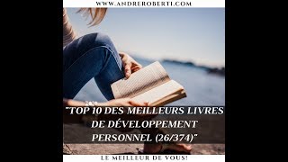 Top 10 des MEILLEURS livres 📚 de DEVELOPPEMENT personnel 26374 [upl. by Sklar]