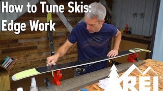 How to Tune Ski Edges  Remove Burrs and Rust  REI [upl. by Eejan]