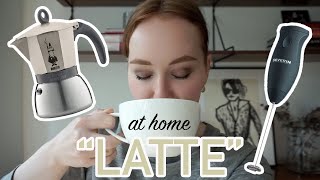 HOW TO MAKE A quotLATTEquot AT HOME moka pot  frother [upl. by Atir]