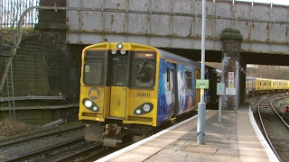 Half an Hour at 216  Birkenhead North Station 1022017  Class 507 508 terminus [upl. by Ahcmis]