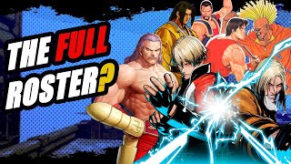 FATAL FURY COTW Full Roster Speculated [upl. by Oijimer399]