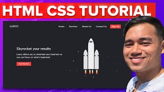 How to Make a Responsive Website Home Page Using HTML CSS Complete Beginner Step By Step Tutorial [upl. by Penrod501]