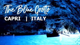 Blue Grotto Capri Italy  Grotta Azzurra Italia [upl. by Alicea]