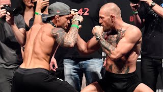 UFC 257 Dustin Poirier and Conor McGregor Final Faceoff [upl. by Dwaine]