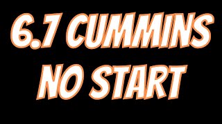 67 CUMMINS NO START [upl. by Raymonds]