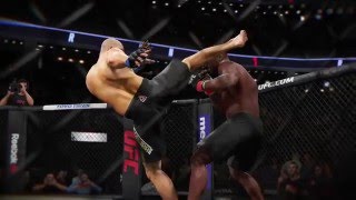 Glover Teixeira vs Rampage Jackson  EA SPORTS™ UFC® 2 [upl. by Eisak]