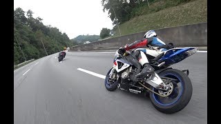 270kmh Street Race  Gixxer L8 MotoGP  Rsv4  S1000RR [upl. by Arther]