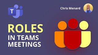 Roles in a Teams Meeting Organizer  Presenter  Attendee [upl. by Airolg]