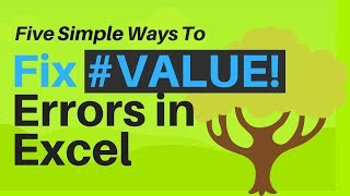 Five Ways To Fix VALUE Errors in Microsoft Excel [upl. by Agnese]