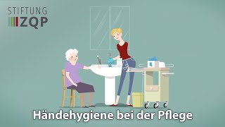 Händehygiene in der Pflege  ZQPErklärfilm [upl. by Ynad809]