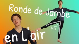 How to do Rond de Jambe en Lair  Easy Ballet Class [upl. by Clarinda260]