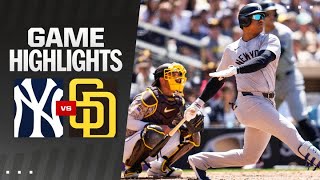 Yankees vs Padres Game Highlights 52624  MLB Highlights [upl. by Halonna]