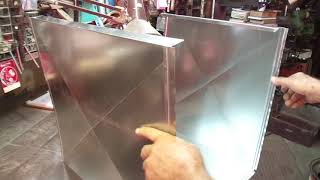 Furnace Return Air Plenum Fabrication [upl. by Odraode]