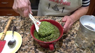 Italian Grandma Makes Fresh Basil Pesto [upl. by Kylie]