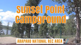 Sunset Point Campground  Lake Granby Colorado [upl. by Moffat]