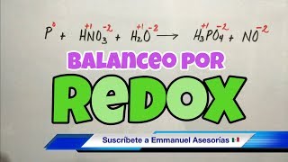 Balanceo por Método REDOX paso a paso [upl. by Lemra669]