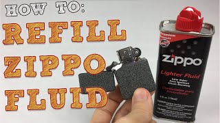 How To Refill A Zippo Lighter [upl. by Ittocs95]