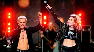 Billy Idol Miley Cyrus  Rebel Yell Live [upl. by Joellen716]