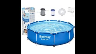 Bestway swimming STEEL PRO pool set up [upl. by Freda]