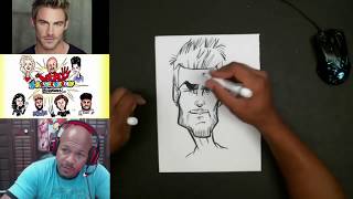 How To Draw Basic Caricature Head Shapes [upl. by Rehsa]