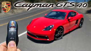 The 2021 Porsche 718 Cayman GTS 40 is a FlatSix Symphony for an Audience of One InDepth Review [upl. by Ennovehs73]