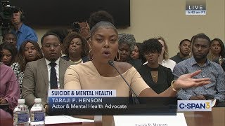 Taraji P Henson on Mental Health CSPAN [upl. by Cecily]