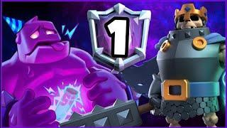 1 IN the World🌍 with Elixir Golem Deck [upl. by Manon370]