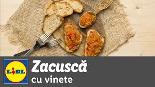 Zacusca cu vinete • reteta Bucataria Lidl [upl. by Akciret]