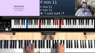 Open My Heart by Yolanda Adams  Piano Tutorial [upl. by Lemire]