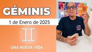 GÉMINIS  Horóscopo de hoy 1 Enero 2025 [upl. by Akayas557]