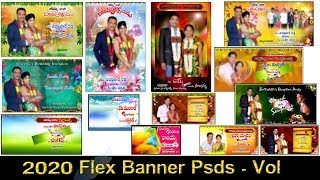 2020 Flex Banner Psds Free Download  Photoshop tutorial [upl. by Annohsal]